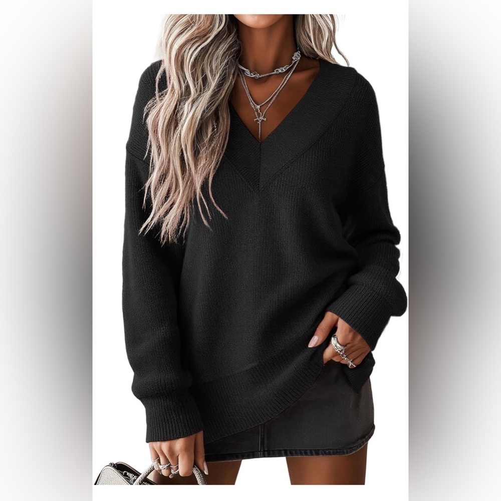 🆕Women's V-Neck Knit Sweater